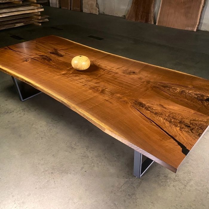 Kütük masa modeli doğal ahşap masa