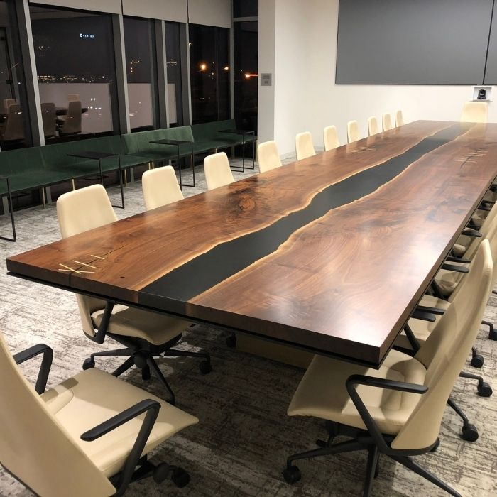 Ceviz masa modeli doğal ahşap masa